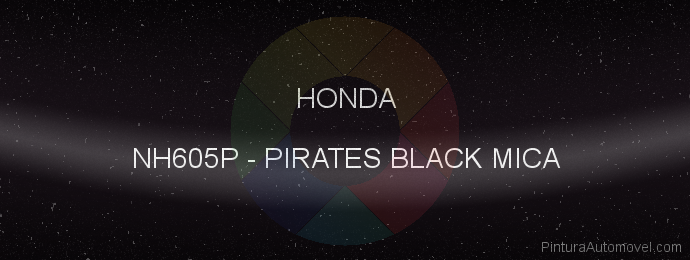 Pintura Honda NH605P Pirates Black Mica