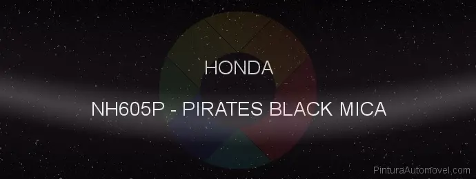 Pintura Honda NH605P Pirates Black Mica