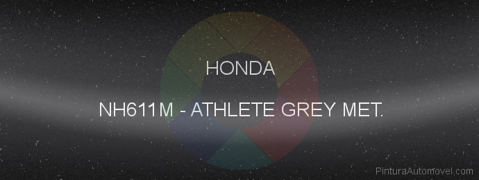 Pintura Honda NH611M Athlete Grey Met.