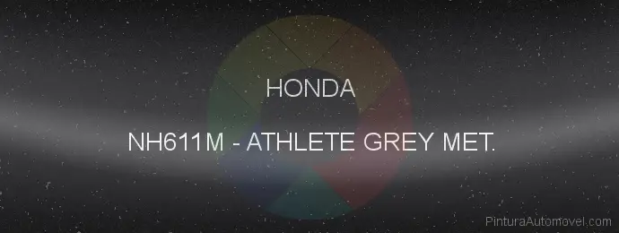 Pintura Honda NH611M Athlete Grey Met.