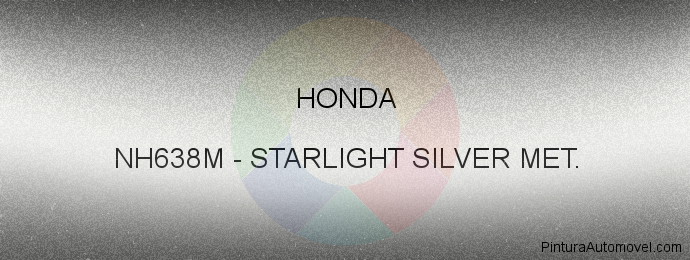 Pintura Honda NH638M Starlight Silver Met.