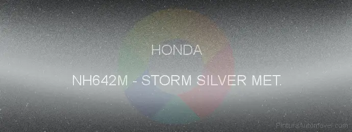 Pintura Honda NH642M Storm Silver Met.
