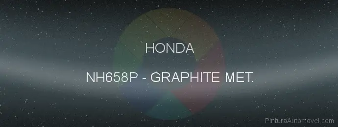 Pintura Honda NH658P Graphite Met.