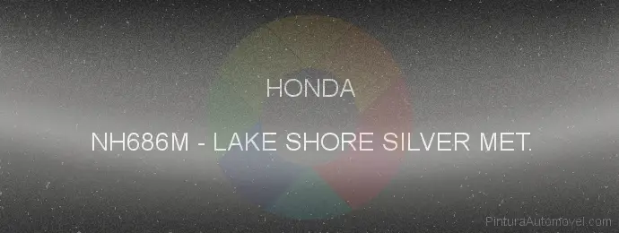 Pintura Honda NH686M Lake Shore Silver Met.