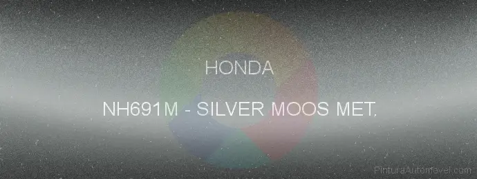 Pintura Honda NH691M Silver Moos Met.