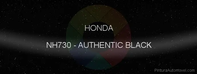 Pintura Honda NH730 Authentic Black