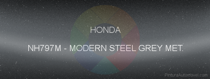 Pintura Honda NH797M Modern Steel Grey Met.