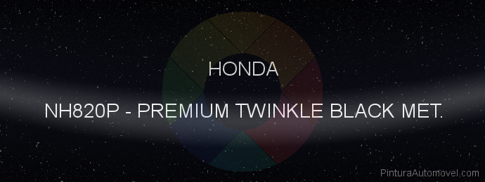 Pintura Honda NH820P Premium Twinkle Black Met.