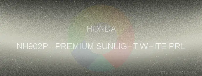 Pintura Honda NH902P Premium Sunlight White Prl.