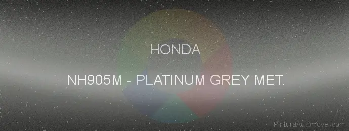 Pintura Honda NH905M Platinum Grey Met.