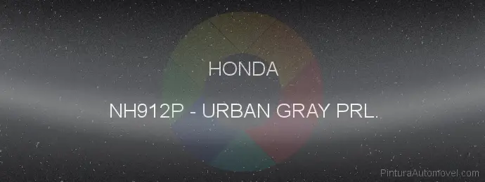 Pintura Honda NH912P Urban Gray Prl.