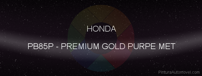 Pintura Honda PB85P Premium Gold Purpe Met