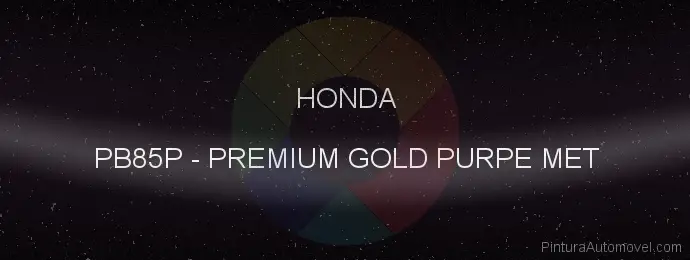 Pintura Honda PB85P Premium Gold Purpe Met