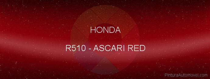 Pintura Honda R510 Ascari Red