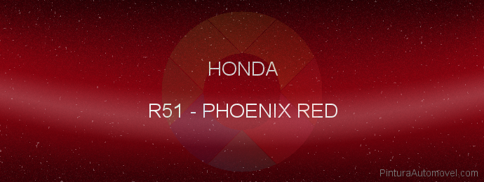 Pintura Honda R51 Phoenix Red