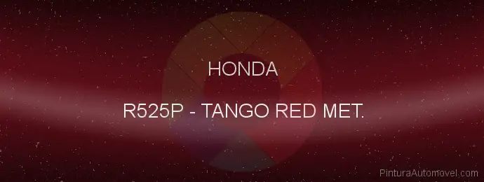Pintura Honda R525P Tango Red Met.