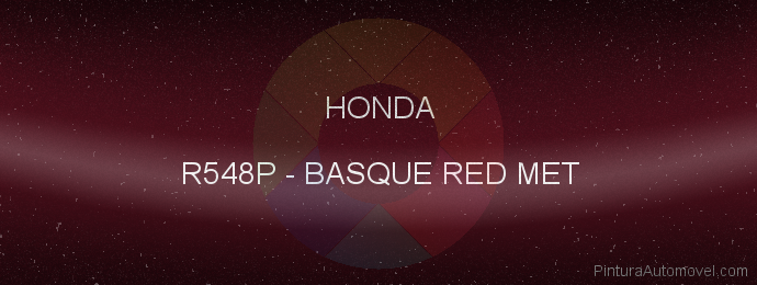 Pintura Honda R548P Basque Red Met