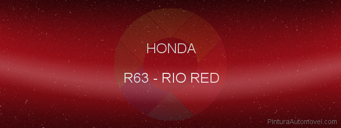 Pintura Honda R63 Rio Red