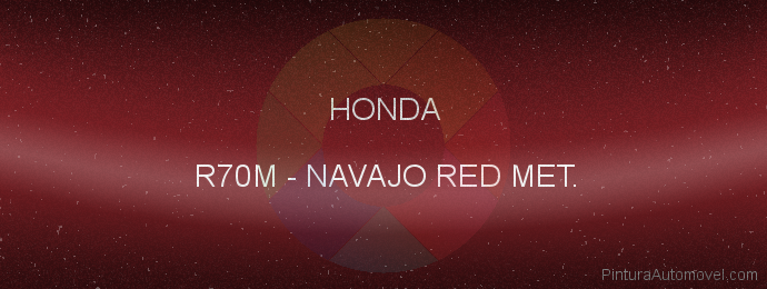 Pintura Honda R70M Navajo Red Met.