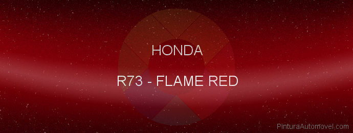 Pintura Honda R73 Flame Red