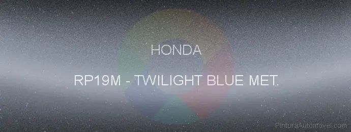 Pintura Honda RP19M Twilight Blue Met.