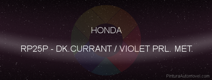 Pintura Honda RP25P Dk.currant / Violet Prl. Met.