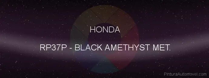 Pintura Honda RP37P Black Amethyst Met.