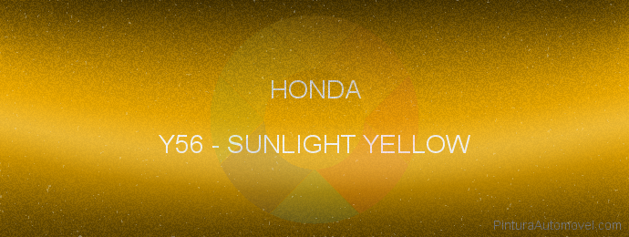 Pintura Honda Y56 Sunlight Yellow