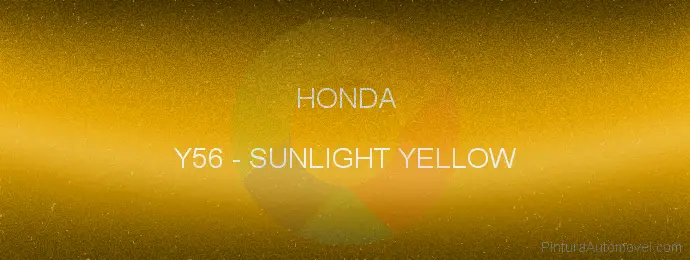 Pintura Honda Y56 Sunlight Yellow