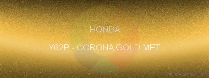 Pintura Honda Y62P Corona Gold Met.