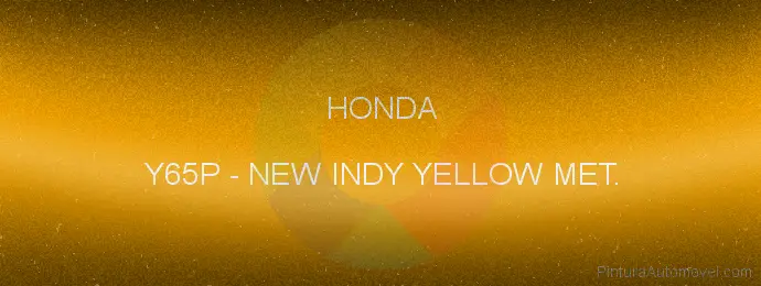 Pintura Honda Y65P New Indy Yellow Met.