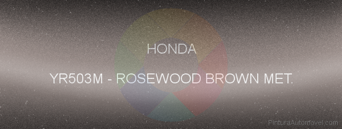 Pintura Honda YR503M Rosewood Brown Met.