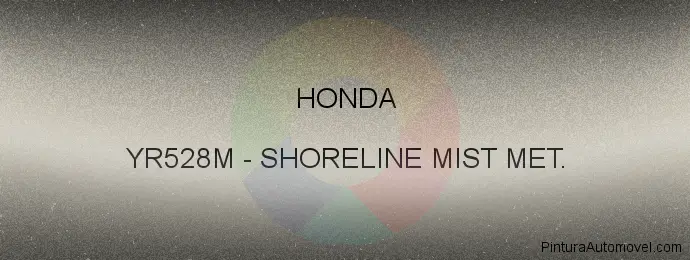 Pintura Honda YR528M Shoreline Mist Met.