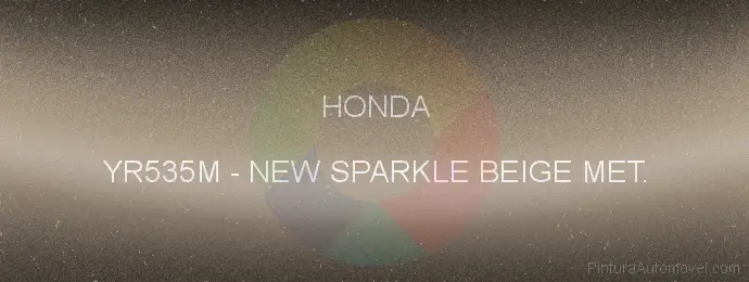 Pintura Honda YR535M New Sparkle Beige Met.