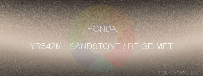 Pintura Honda YR542M Sandstone / Beige Met.