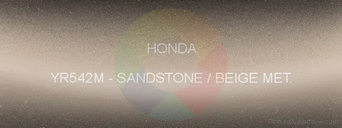 Pintura Honda YR542M Sandstone / Beige Met.