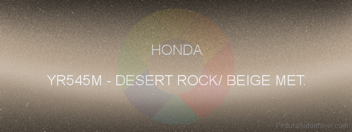Pintura Honda YR545M Desert Rock/ Beige Met.