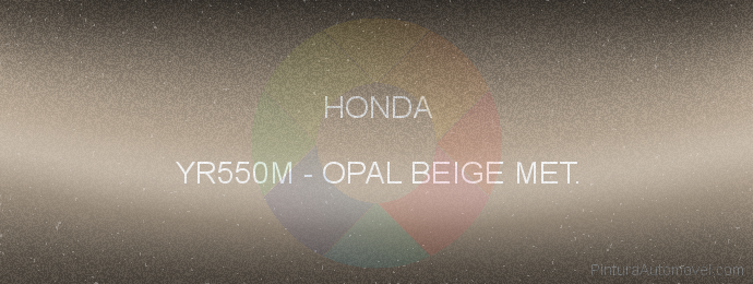 Pintura Honda YR550M Opal Beige Met.