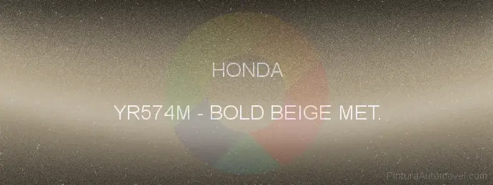 Pintura Honda YR574M Bold Beige Met.