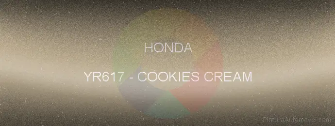 Pintura Honda YR617 Cookies Cream