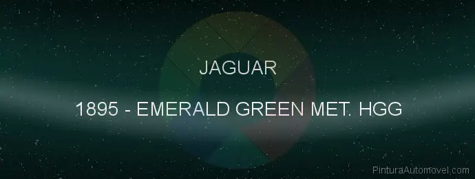 Pintura Jaguar 1895 Emerald Green Met. Hgg