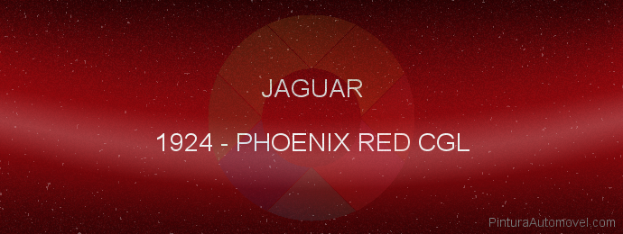 Pintura Jaguar 1924 Phoenix Red Cgl