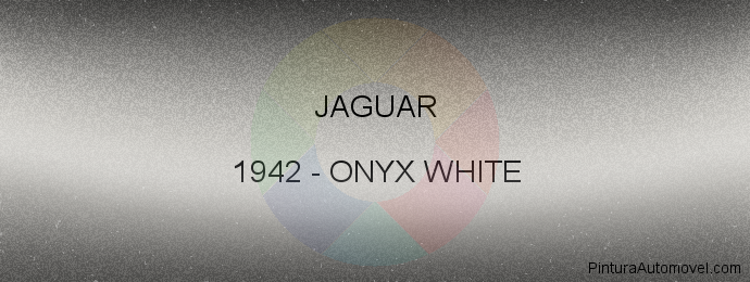 Pintura Jaguar 1942 Onyx White
