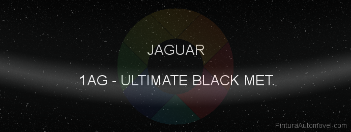 Pintura Jaguar 1AG Ultimate Black Met.