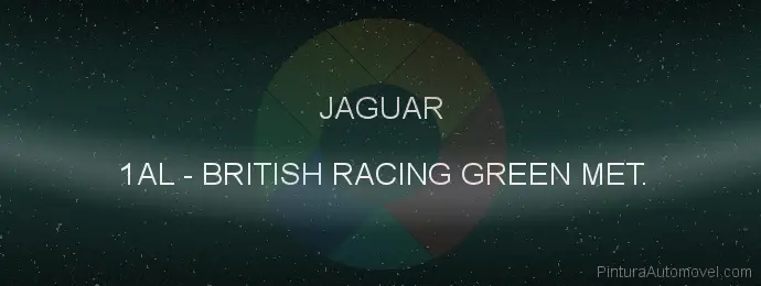 Pintura Jaguar 1AL British Racing Green Met.