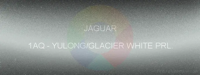 Pintura Jaguar 1AQ Yulong/glacier White Prl.