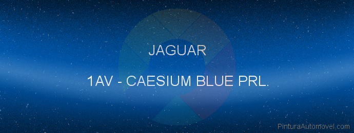 Pintura Jaguar 1AV Caesium Blue Prl.