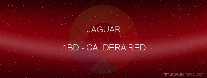 Pintura Jaguar 1BD Caldera Red