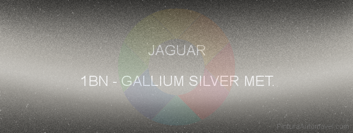 Pintura Jaguar 1BN Gallium Silver Met.