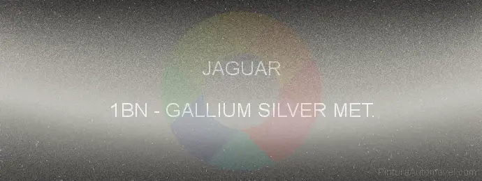 Pintura Jaguar 1BN Gallium Silver Met.